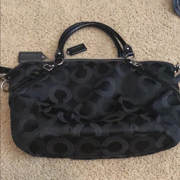 Black Coach Purse - Picture 2 of 6